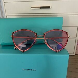 Tiffany & Co. Pink triangle Sunglasses NEW